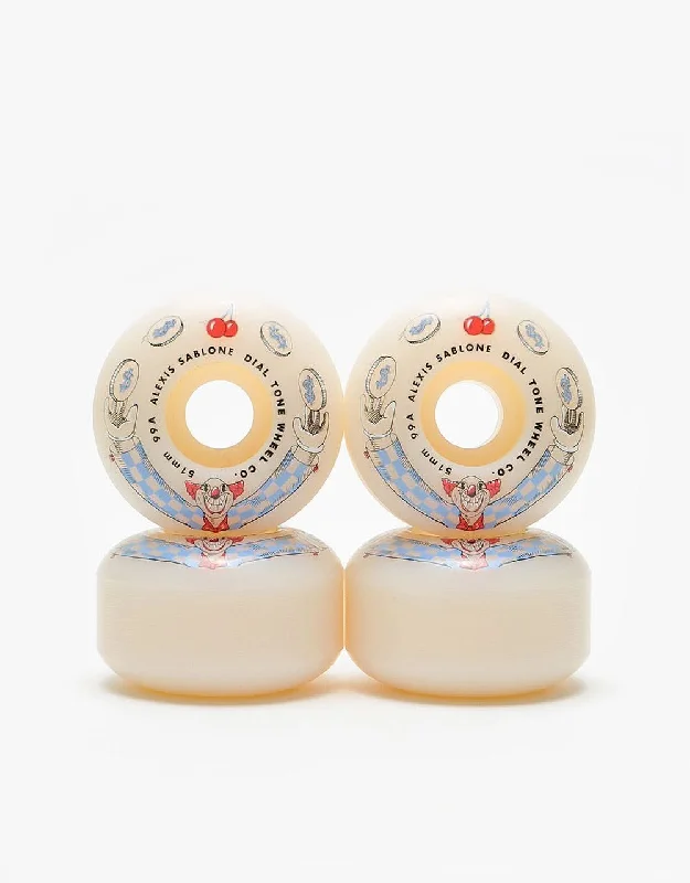 Skateboard Wheels With Unique Graphics-Dial Tone Sablone Wisecracker Standard 99a Skateboard Wheel - 51mm