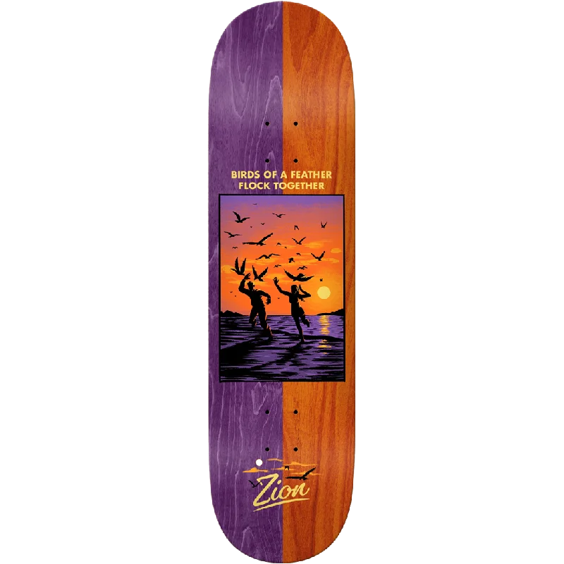 Skateboard Deck For Maximum Maneuverability-Real - Zion Wright Bright Side 8.5 - Skateboard Deck