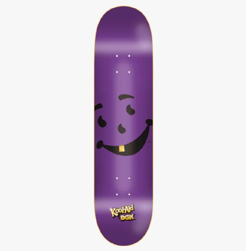 Skateboard Deck With Popsicle Shape-DGK Deck Kool-Aid Thirst Purple 8.5