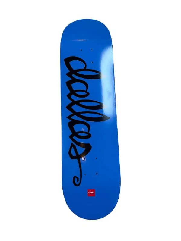 Skateboard Deck With Classic Aesthetic-Geometric X Chocolate City Script Deck Dallas