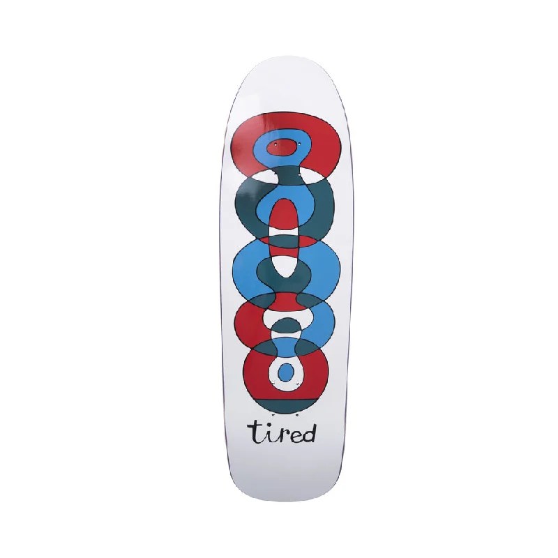 Skateboard Deck With Durable Finish-TIRED WOBBLES WANDERER SHAPED DECK - 9.25