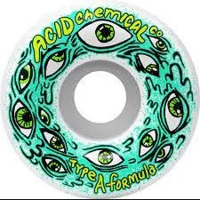 Skateboard Wheels For Best Park Riding-Acid Wheel Type A Eyes White 56mm Side Cut 99a