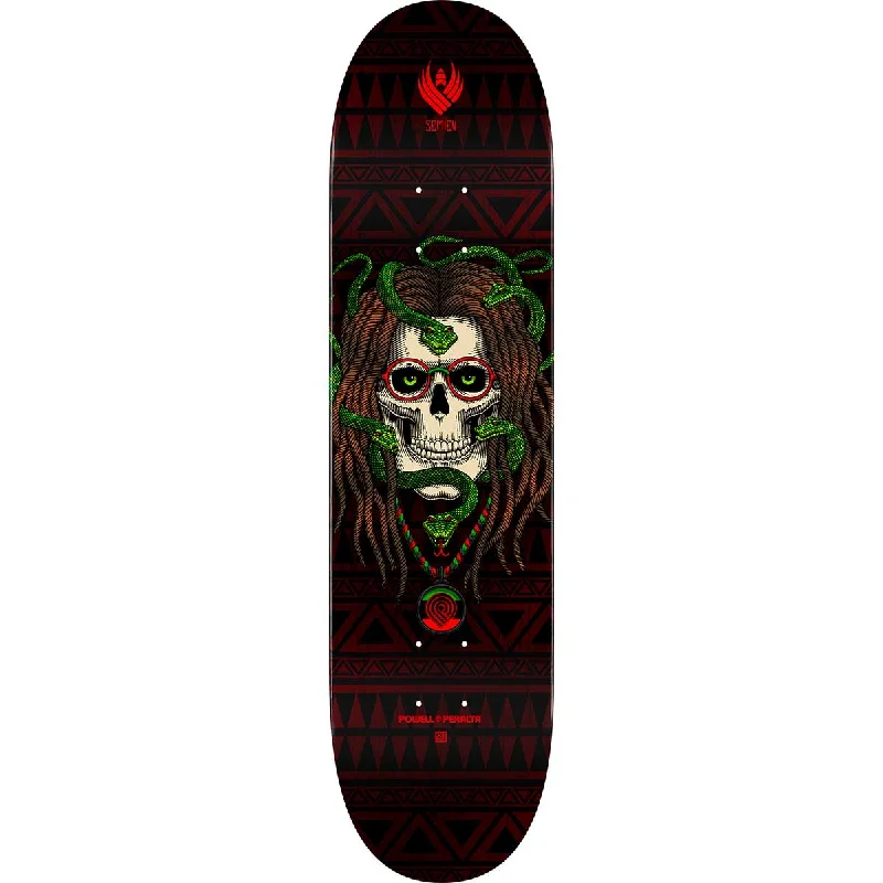 Skateboard Deck With Multi-Layer Construction-Powell Peralta Deck Spencer Semien Skull 8.25