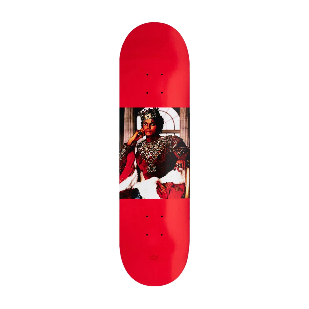 Skateboard Deck With Extra Strength-King Skateboards Applehead Red TJ Deck - (8.38)