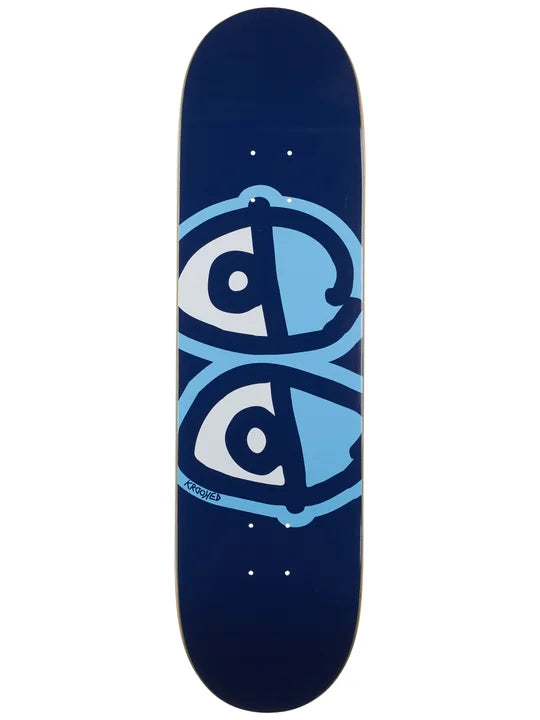 Skateboard Deck With Low-Maintenance Surface-Krooked Easy Rider Team Eyes Deck - (8.38)