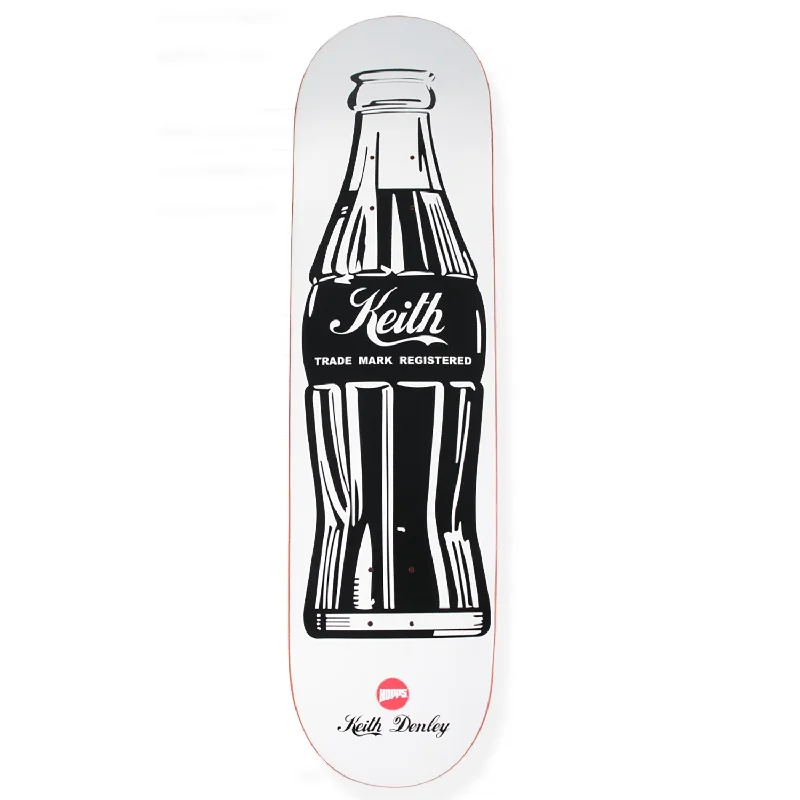 Skateboard Deck For High-Speed Tricks-HOPPS SKATEBOARDS DENLEY "KEITH POP" DECK 8.25