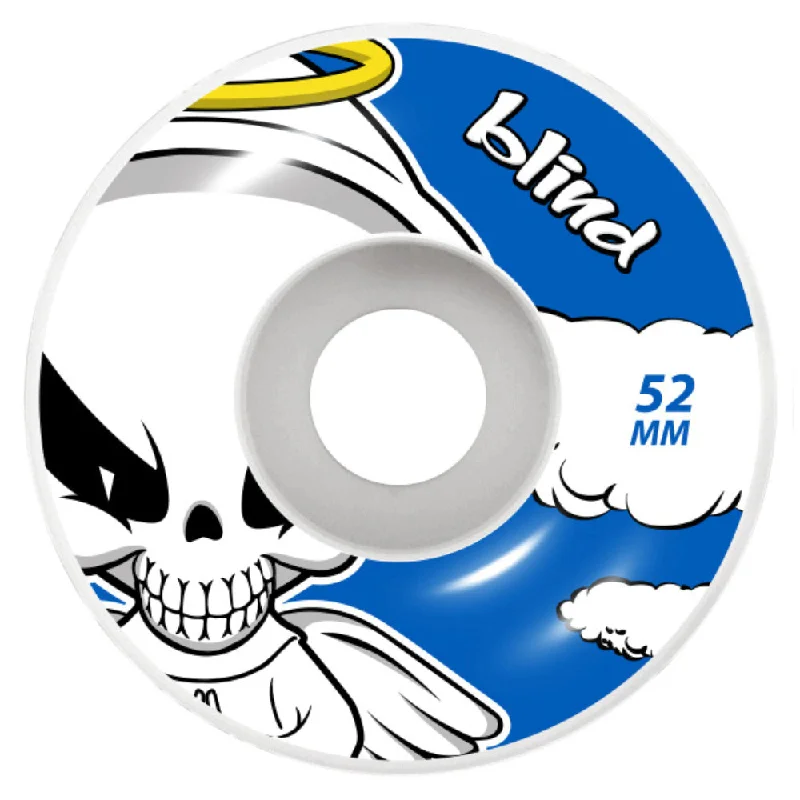 Skateboard Wheels With Long-Lasting Durability-Blind Angel Reaper Blue 52mm - Skateboard Wheels