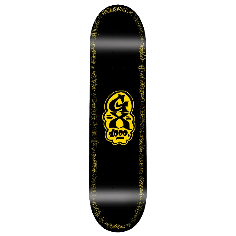 Skateboard Deck With Popsicle Shape-GX-1000 - Sketch Black - 8.375 - Skateboard Deck