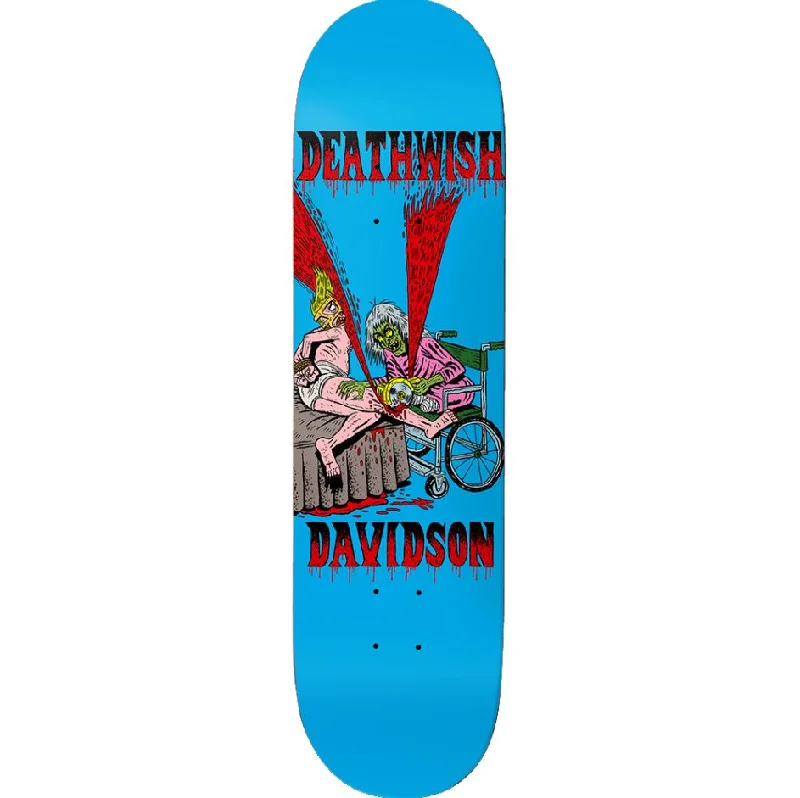 Skateboard Deck With Double Kicktail-Deathwish Deck Julian Davidson 8.125