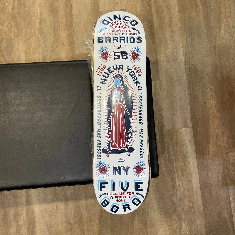 Skateboard Deck With Next-Level Durability-5BORO NYC NUEVA YORK DECK 8.0