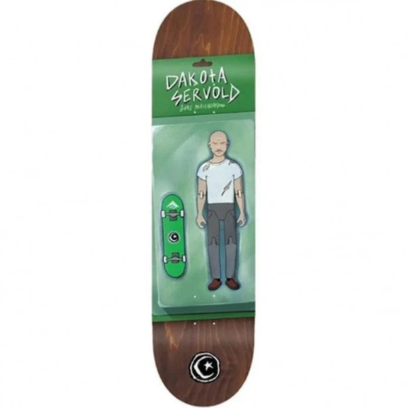 Skateboard Deck With Maximum Pop-Foundation Servold Action Figure Deck (8.38)