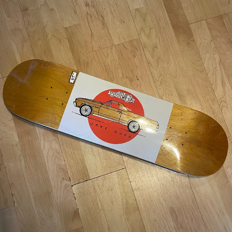 Skateboard Deck With Lightweight Design-Skate Wagon Rupp Yellow Deck - 8.5