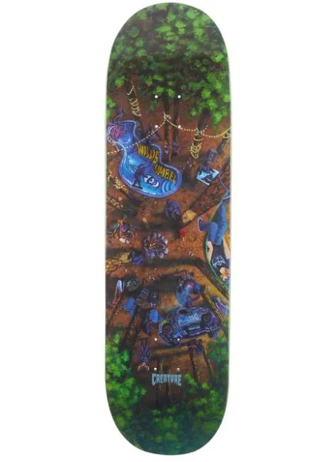 Skateboard Deck With Fade-Resistant Print-Creature Deck 9.0 Kimbel Compound Pro