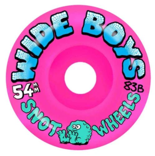 Skateboard Wheels With Maximum Speed-Snot Wide Boys Wheels Pink 54MM 83B