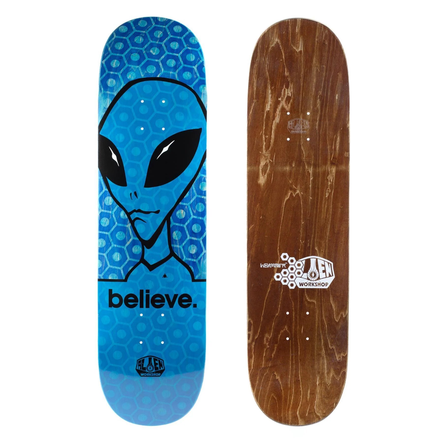 Skateboard Deck With High-Speed Performance-Alien Workshop Deck 8.5 Believe Hex Duo-Tone Medium