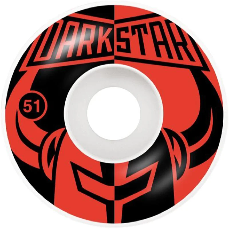 Skateboard Wheels With Premium Coating-Darkstar Divide Red / Black 51mm - Skateboard Wheels