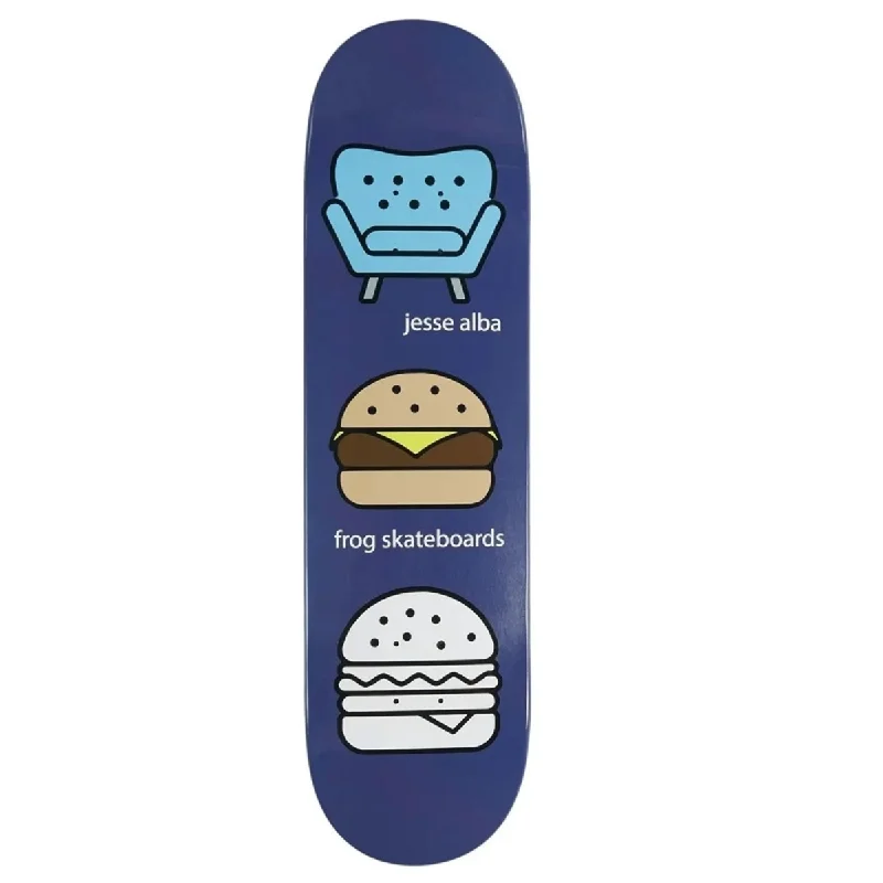 Skateboard Deck With Multi-Layer Construction-Frog Skateboards - Ghost Burger (Jesse Alba) Deck