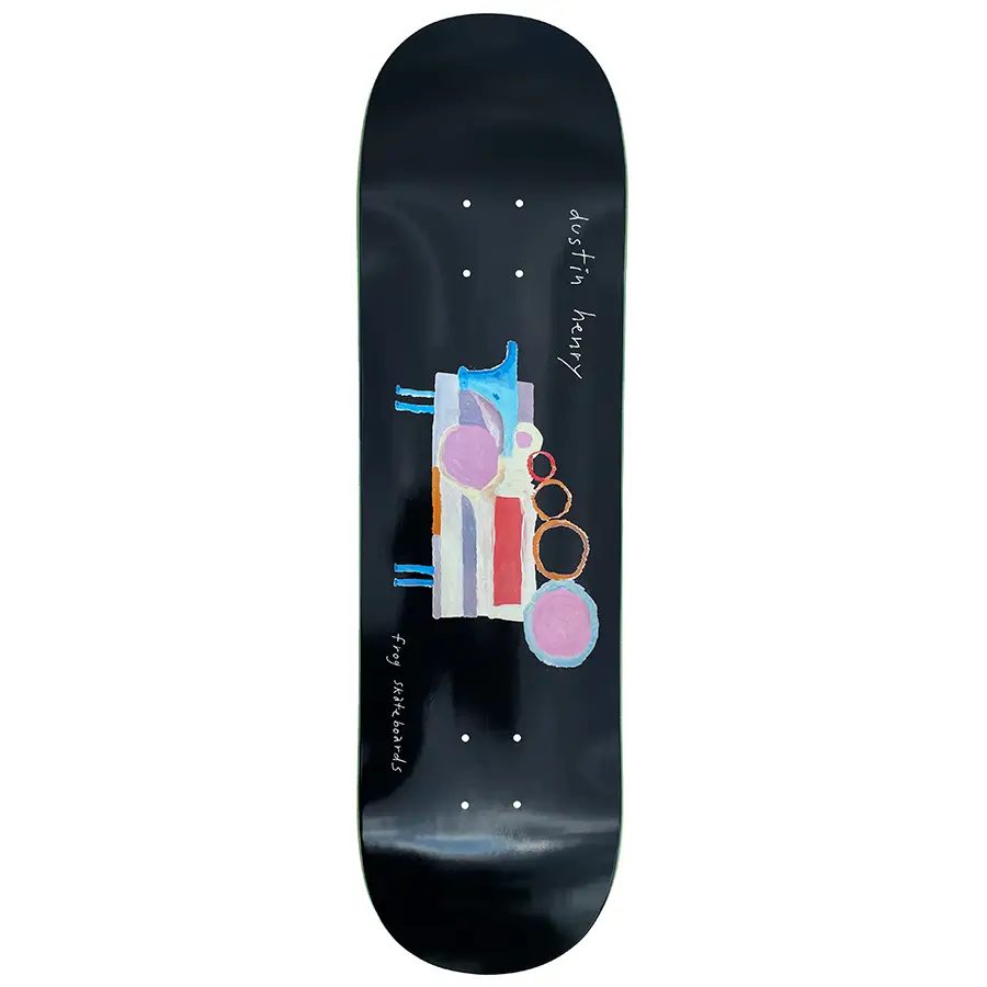 Skateboard Deck With Best Flexibility-FROG SKATEBOARDS DUSTIN HENRY PAINTED COW DECK 8.25