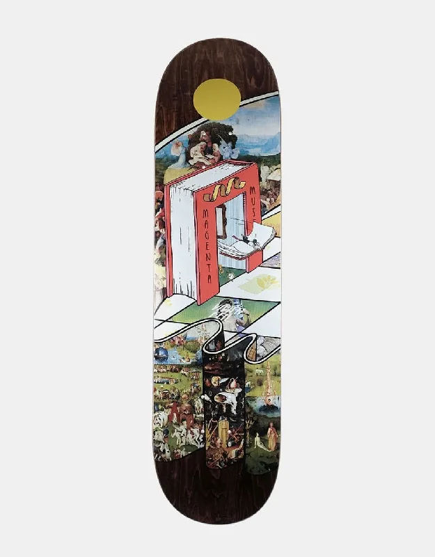 Skateboard Deck For Enhanced Durability-Magenta Feil Museum Series Skateboard Deck - 8"