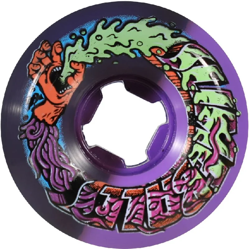 Skateboard Wheels For Skatepark Rides-Slime Ball Wheels 53mm Greetings Speed Balls Purple Black 99a