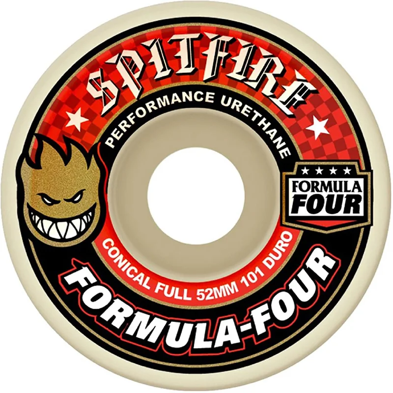 Skateboard Wheels With Heat-Treated Surface-Spitfire Formula Four Conical Full 101d 58mm