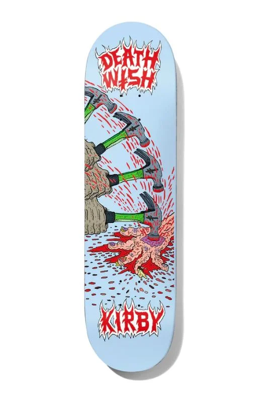 Skateboard Deck With Weatherproof Protection-Deathwish Deck TK 423 8.0