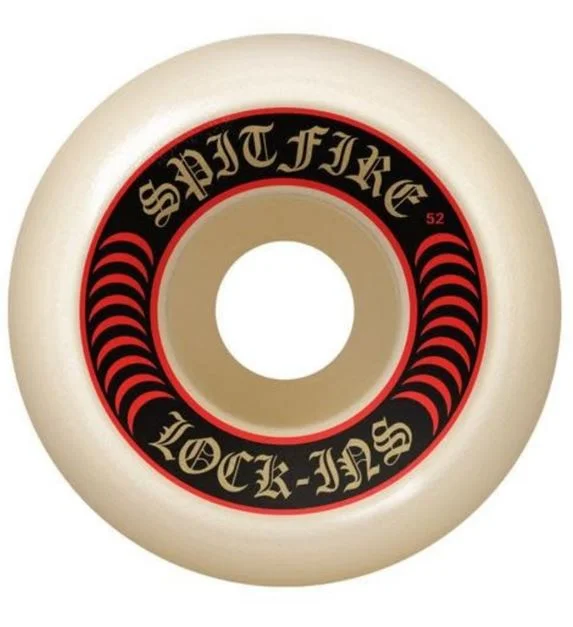 Skateboard Wheels For Extra Grip On Turns-Spitfire Wheels 55mm 101a Formula4 Lock-ins