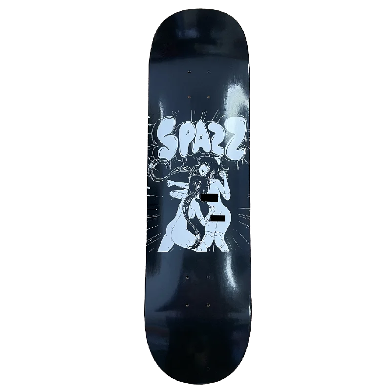 Skateboard Deck With Non-Slip Texture-Spazz - Fighting Girls -  Skateboard Deck