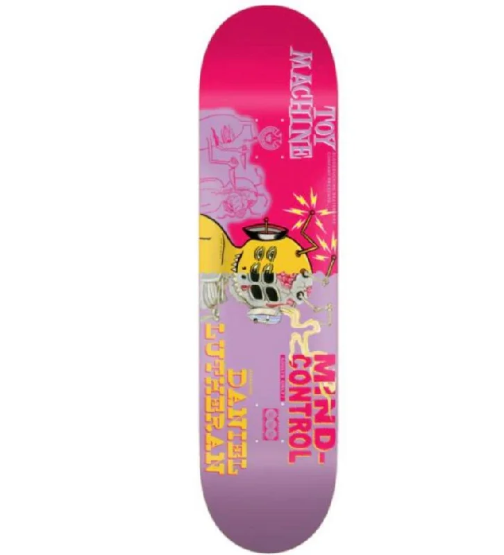 Skateboard Deck With Extreme Strength-Toy Machine Deck 8.25 Daniel Lutheran Mind Control