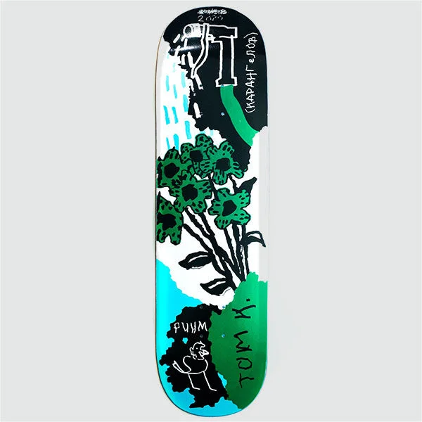 Skateboard Deck With Competitive Edge-Wknd - Tom K Tom's Garden Deck