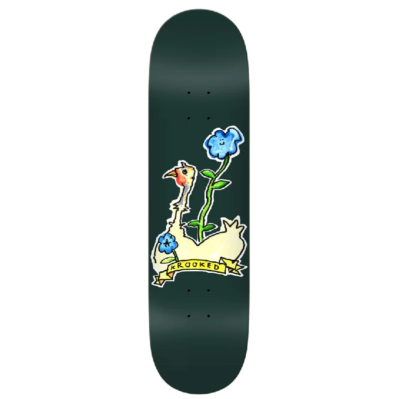 Skateboard Deck With Fade-Resistant Print-Krooked - Bird Belle Easy Rider - 8.25 - Skateboard Deck