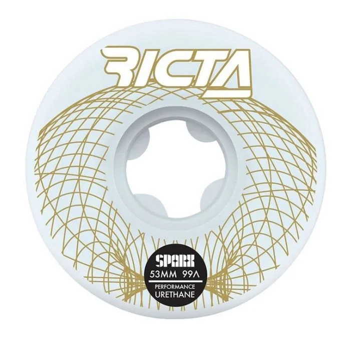 Skateboard Wheels With Smooth Ride-Ricta Wheel 53mm Wireframe Sparx 99a