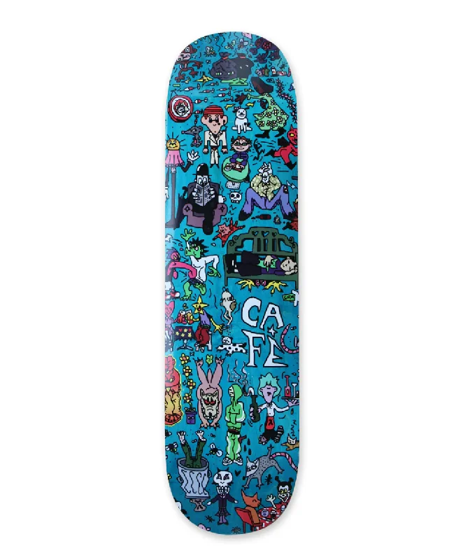 Skateboard Deck With Ultra-Lightweight Build-CAFE SKATEBOARDS SEX PALACE CHEERS DECK SIZE VARIANT