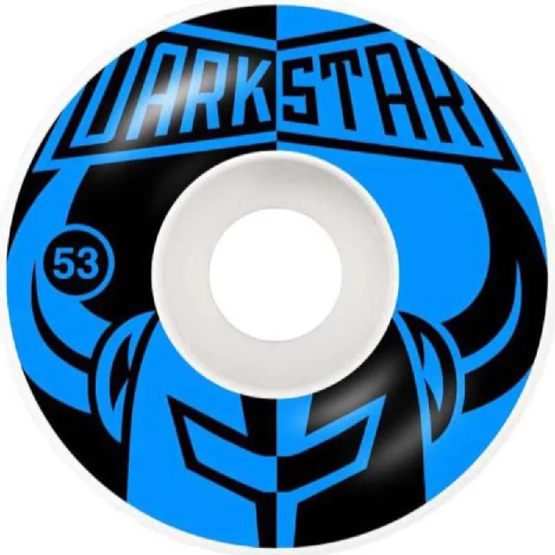 Skateboard Wheels With Extra Responsive Design-Darkstar Divide Black Blue 53mm - Skateboard Wheels