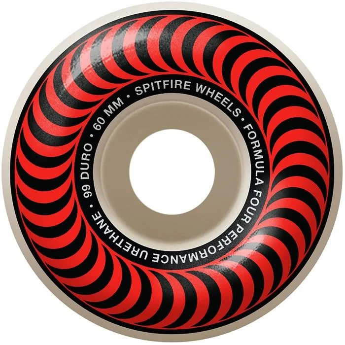 Skateboard Wheels With Reinforced Core-Spitfire Formula Four Classic Wheels (99D) - (60mm)