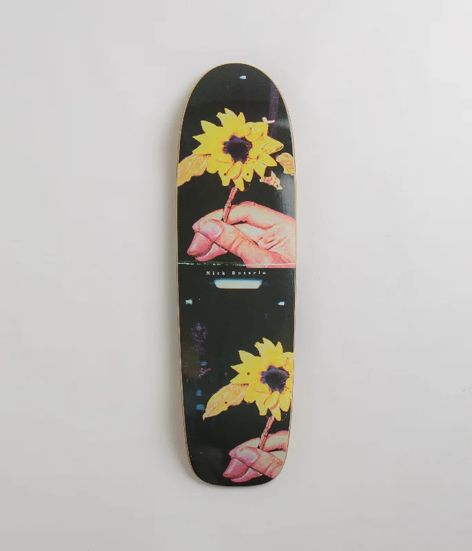 Skateboard Deck With Concave Shape-Polar Nick Boserio Flower Surf Jr Shape Deck - 8.75"