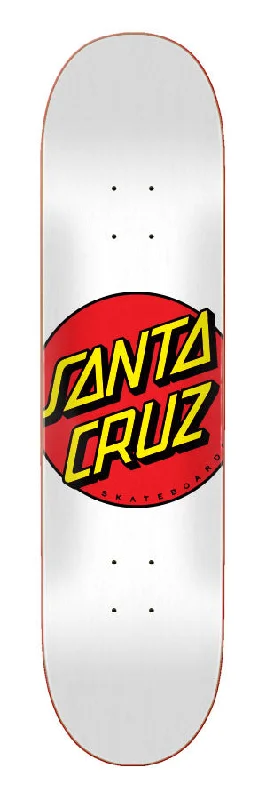 Skateboard Deck With Popsicle Shape-Santa Cruz Deck 8.0 Classic Dot