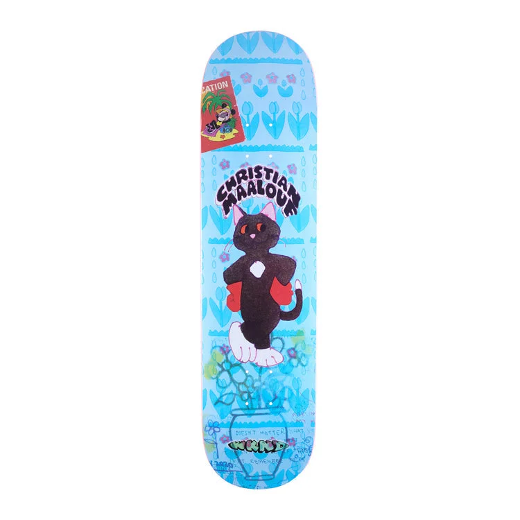 Skateboard Deck For Smooth Transitions-WKND SKATEBOARDS GHOST BOTTOM CHRISTIAN MAALOUF DECK 8.375