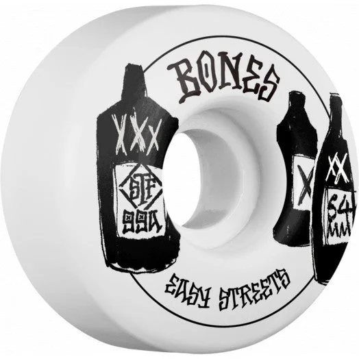 Skateboard Wheels For Effortless Slides-Bones STF Easy Streets Speak Easies V1 Standard 99A - Skateboard Wheels