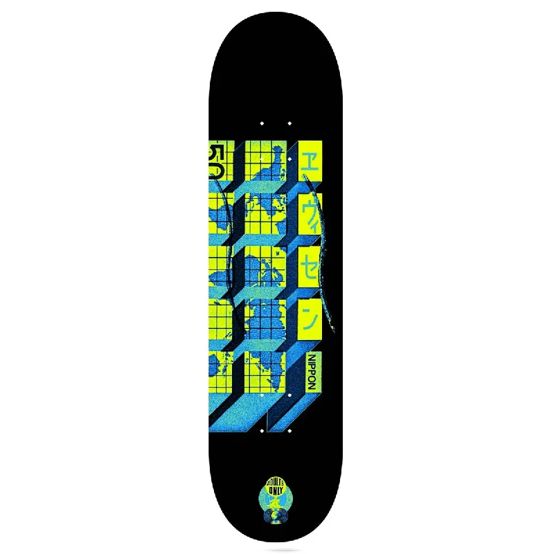 Skateboard Deck With High-Speed Performance-EVISEN SKATEBOARDS WORLD HALL DECK 8.2