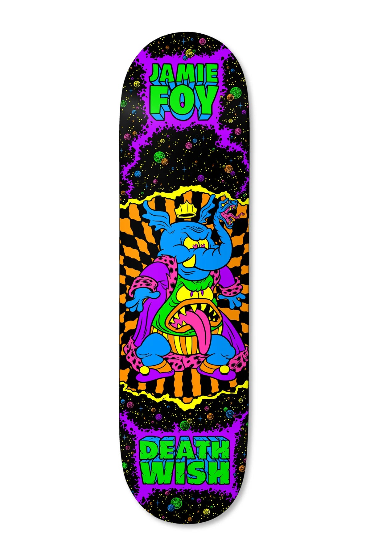 Skateboard Deck With Non-Slip Texture-Deathwish - Jamie Foy Lords of the Underworld Deck (8.5")