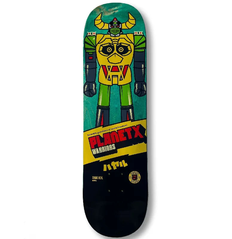 Skateboard Deck With Limited Edition Design-Terror Of Planet X Shane Heyl Robotics Divison Deck - 8.5