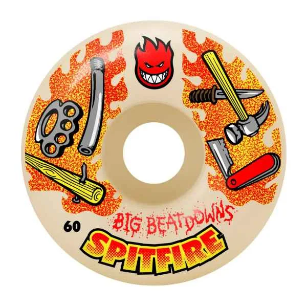 Skateboard Wheels With Round Lip-Spitfire F4 Big Beatdown Classic Wheels - (60mm)