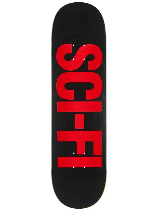 Skateboard Deck With Pre-Drilled Holes-Sci-Fi Fantasy High Gloss Big Logo Deck - 8.25