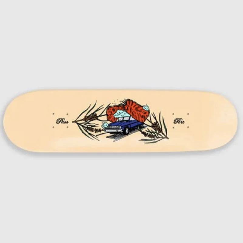 Skateboard Deck With Reinforced Nose And Tail-Passport - Working Floral Series Wash Deck