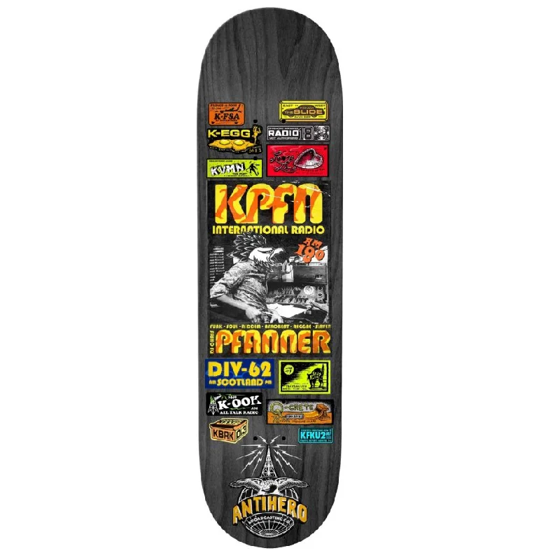 Skateboard Deck With Professional Endorsement-Anti Hero Deck 8.25 Pfanner Broadcasting 2