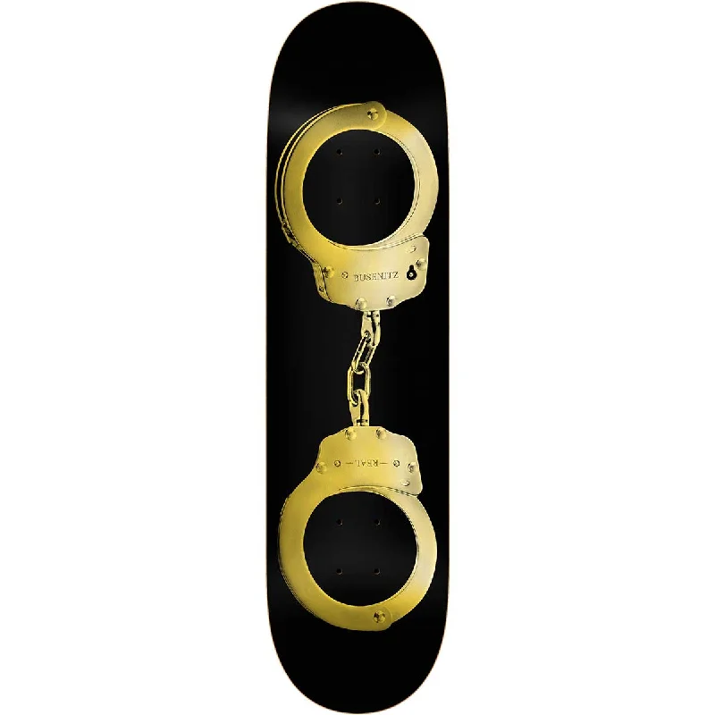 Skateboard Deck With Best Flexibility-Real Deck Busenitz Gold Cuffs 8.5