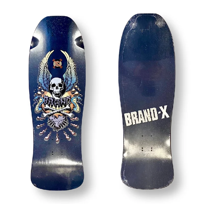 Skateboard Deck With Enhanced Comfort-X-Con GLITTER & METALLIC Deck 10" x 30" HAND PAINTED