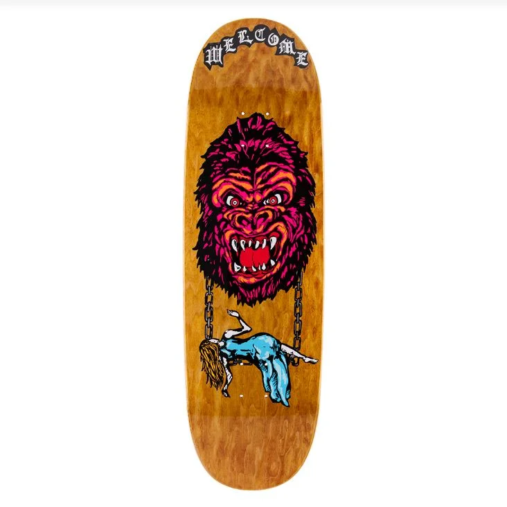 Skateboard Deck With Pro-Level Performance-Welcome Deck Wonder Boline 2.0 Brown 9.5