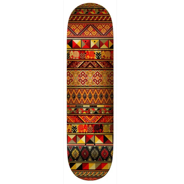 Skateboard Deck For Competitive Tricks-Real Praman Silk LTD Deck - 8.3